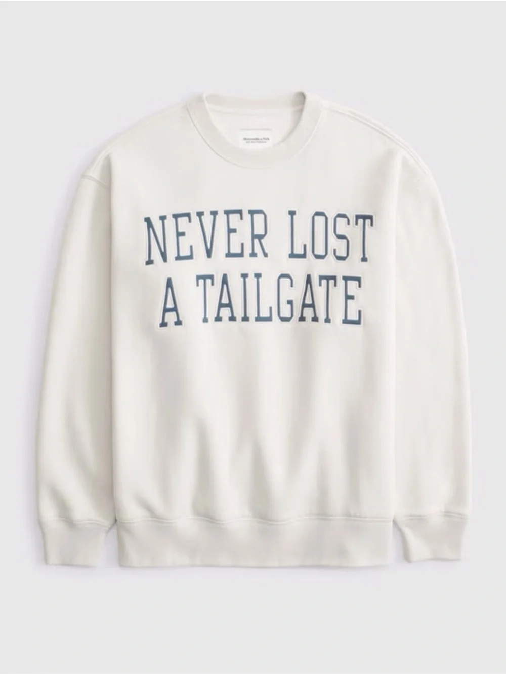 Abercrombie & Fitch Tailgate Sunday Crew Sweatshirt NWOT